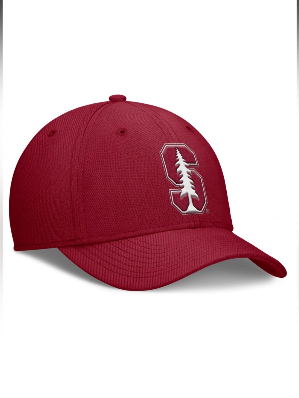 Men's Nike Cardinal Stanford Cardinal Rise SwooshFlex Dri-FIT Hat L/XL